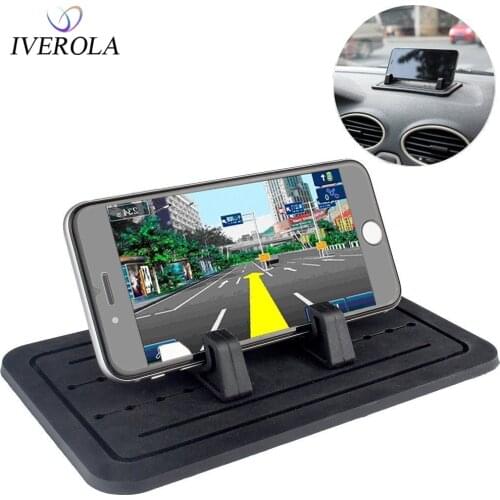 Universal Car Phone Holder Dashboard Non-slip Mat Silicone Mount Phone Holder Pad For Samsung Xiaomi Cell Phone Holder Stand