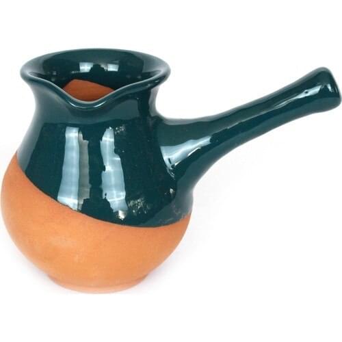DOLBOVI Kutahya Has Unity Tile and Ceramic-Color Earth Coffee Pot turkse koffie pot french jug turkish coffee maker moka pot coffee maker coffee tea kettle pot coffee pot portable coffee maker espresso pots pour over