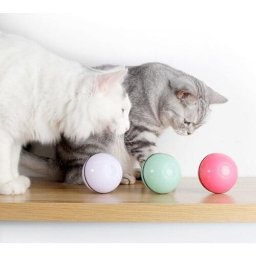 Electric Rolling Cat Ball Toys for Cats Interactive Laser Magic Ball Toy with Laser Light Balls for Cats Keep Your Pet Busy