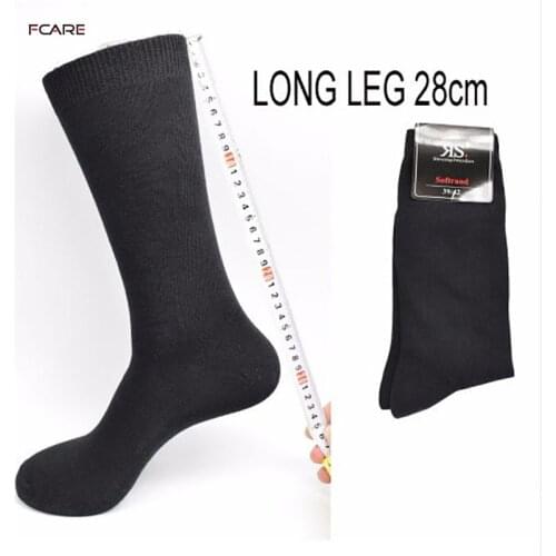 Fcare 10PCS=5 pairs 40, 41, 42, 43, 44 mens dress socks business long leg long socks calcetines