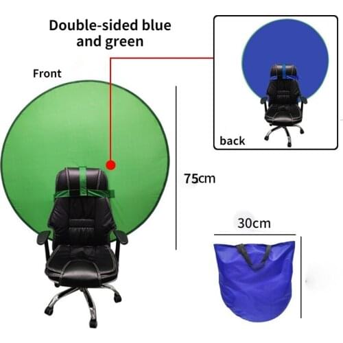 Green Screen Photography Studio Non-woven Backdrop Background Color Chromakey Cloth Blue Chromakey Cloth Double Side