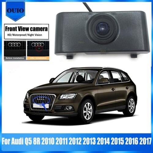 HD Front View camera | for Audi Q5 8R 2010 2011 2012 2013 2014 2015 2016 2017 Parking LOGO Camera Night Vision Front camera