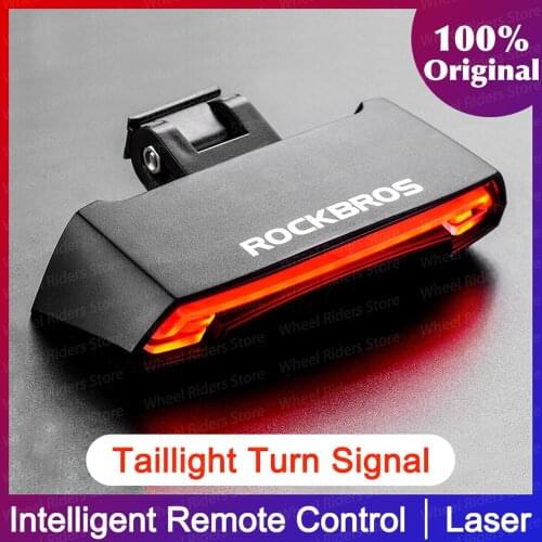 Intelligent remote control riding laser taillight smart wireless indicator light rear light tail light scooter bike
