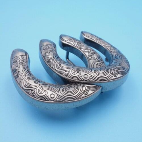 Manufacturer custom metal retro style ancient nickel belt buckle head alloy belt buckle men and women belt lead wholesale