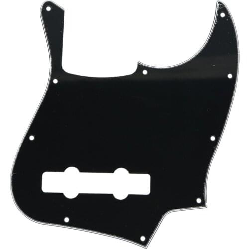 KAISH USA Spec 5 String Standard Jazz J Bass Pickguard Scrach Plate Black 3 Ply