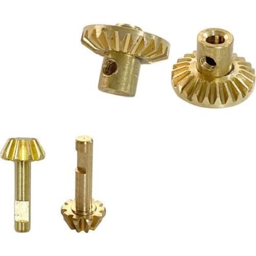 Brass Front & Rear Axle Gear Drive Shaft Gears Upgrade Accessories for WPL B24 B36 C14 C24 MN D90 D99 MN99S Parts