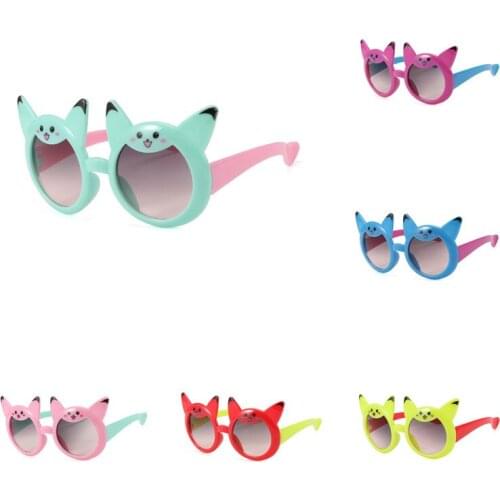 Pokemon Pikachu Childrens Cartoon Sunglasses Cute Anime Multicolor Girls Boys Gifts Animal Glasses Party Holiday Gifts
