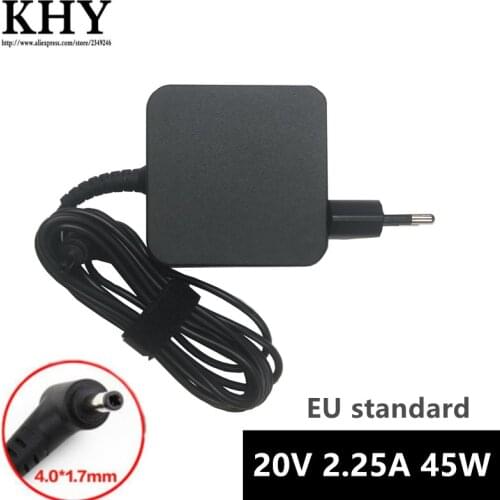 Original 20V 2.25A 45W Adapter charger EU Plug For Lenovo IdeaPad 100 100S 110 110S B50 310 310S 320 320S 510 520S 5A10H43628