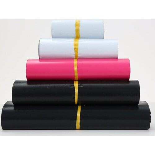 100pcs Plastic Envelope Bag Courier Storage Bags Adhesive Plastic Express Poly Postal Shipping Mailing Bags Stationery Envelope