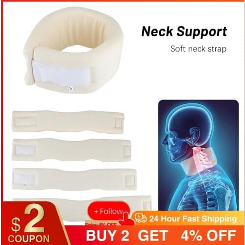 Cervical Foam Neck Braces Collar Dislocation Fix Adjustable Cervical Pain Relief Posture Corrector Neck Supports Health Care