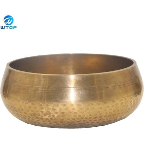 Tibetan Chakra Singing Bowls Decorative-wall-dishes for Meditation Yoga Buddhism Gifts Bronze Sound Therapy Meditation Bowl