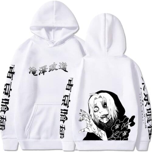 Tokyo Ghoul Takizawa Seido Pritned Hoodies 2021 Japanese Anime Hoodie for Women Tops Pullovers Men Clothing