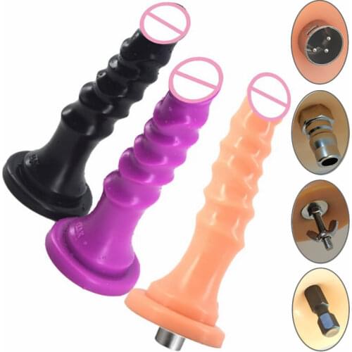 Traditional Sex Machine Attachment 3XLR Accessories Anal Bead Dildo Suction Cup Sex Love Machine For Women Man Y7