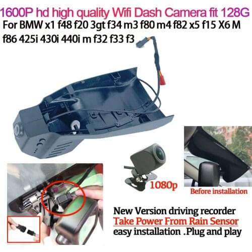 HD 1600P Car Wifi Dash Camera Video Recorder For BMW x1 f48 f20 3gt f34 m3 f80 m4 f82 x5 f15 X6 M f86 425i 430i 440i f32 f33 F07