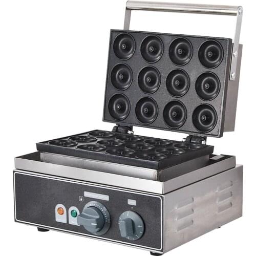 1PC Electric 12hole ROUND CAKE GRILL sweet donut maker electric for cake baker waffle maker/Cookie machine donut fryer