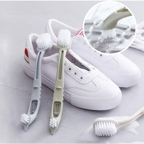 1Pcs Multi-functional Shoes Brush Sneaker Boot Shoes Brushes Cleaner Strong Plastic Household Laundry Cleaning Accessories