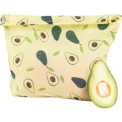 3Pcs Beeswax Food Wrap Bag Eco Friendly Reusable Portable Plastic-Free Food Storage Home Fresh-keeping Storage Kitchen Tools