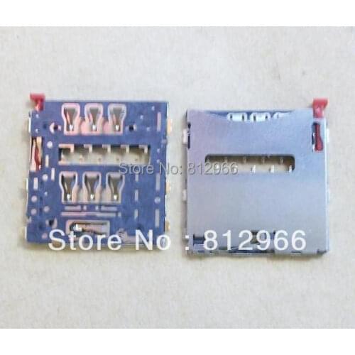 30PCS/lot, Original new sim card reader holder slot connector module for Xperia Z Ultra ZU XL39H XL39 C6802 C6833