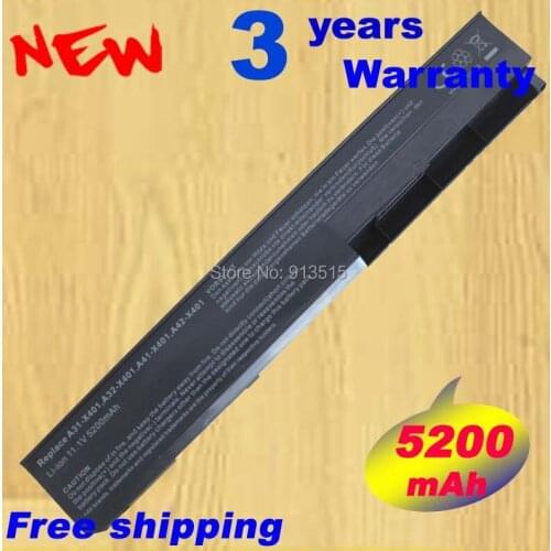 Laptop battery For ASUS X301A X301U X401A X501A X501U Series A31-X401 A32-X401