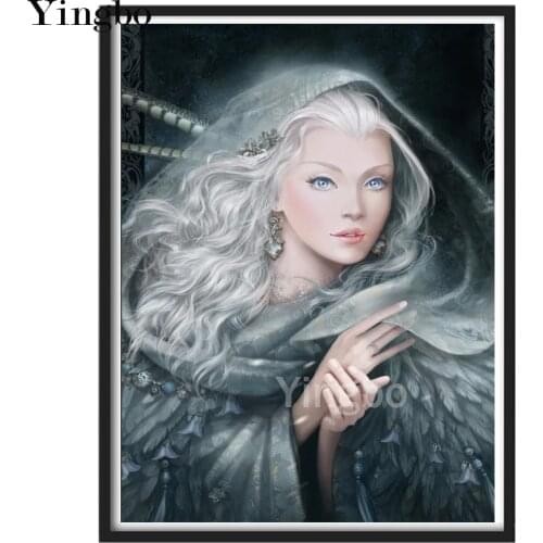 Fantasy woman 5d Diy Diamond Painting Cross Stitch Diamond Embroidery Cartoon Elf Mosaic Full Square Round Christmas Gifts