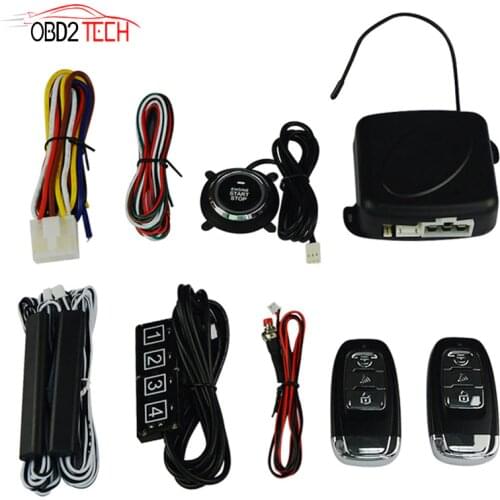Auto One Start Stop Engine System With keyboard code Car SUV PKE keyless Entry Engine Start Car Anti-theft System