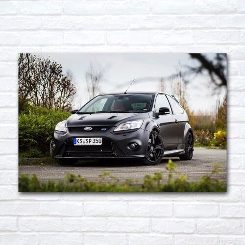 Ford RS Car Poster Wall Art Pictures Canvas Painting for Bedroom Living Room Home Decoration