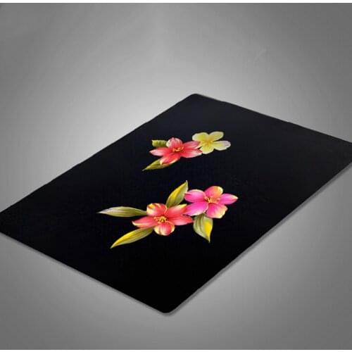 Black Nail Art Drawing Exercise Sketchpad Painting Nail Varnish Practice Board Tools Palette Stencil 29.8*21cm