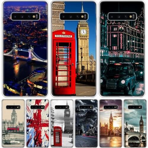 Hot Sale London City Cover Phone Case For Samsung Galaxy A51 A71 A50 A10 A20E A30 A40 A70 M30S A01 A21 A6 A7 A8 A9 Plus + Coque