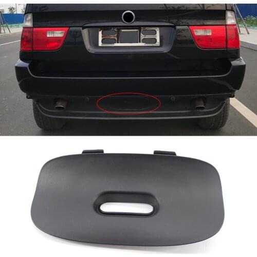 Car Rear Bumper Trailer Cover Protective Cover For Bmw X5 E53 2000-2006 Automobile Durable Plastic Replacement Accessories