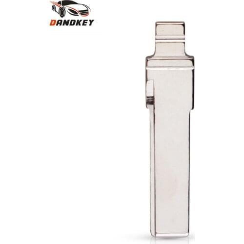 Dandkey NO.89 Replacement Flip Folding Remote Key Blade Car Key Blank For Audi A6L Original Blade Remote Key Uncut HU66 Blade