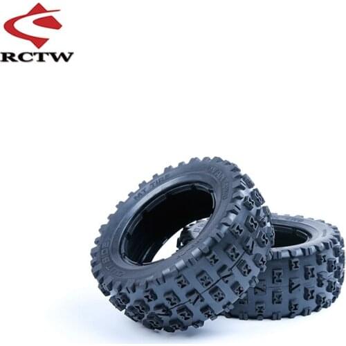 Knobby Wheel Tire Skin for 1/5 Losi 5ive-T ROFUN ROVAN LT KM X2 Truck Spare Toys Parts