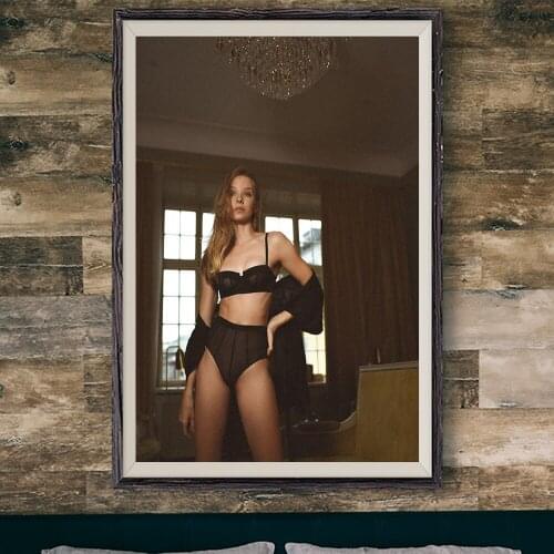 E006 Johanna Thuringer Sexy Model Movie Star Wall Silk Cloth Poster Art Home Decoration Gift