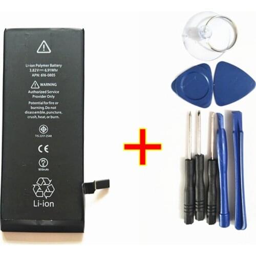 +TOOLS ! 3.82V 1810mAh Phone Battery For Apple iphone 6 6G Real Capacity Replacement Mobile Battery 0 cycle