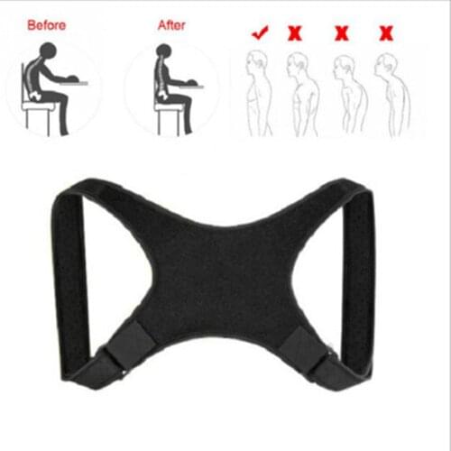 2021 Posture Corrector Adjustable Back Support Belt Spine Back Shoulder Brace Support Belts Adult Invisible Hunchback Belts SALE