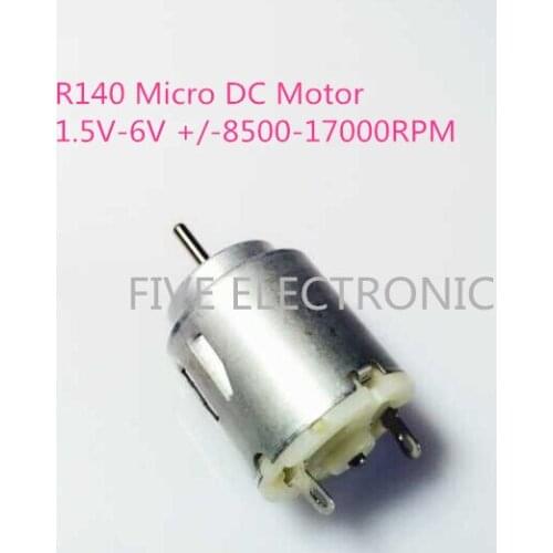 R140 Micro DC Motor 1.5V-6V,+/-8500-17000RPM, use for Electric sex toys Massage stick DIY electric toys