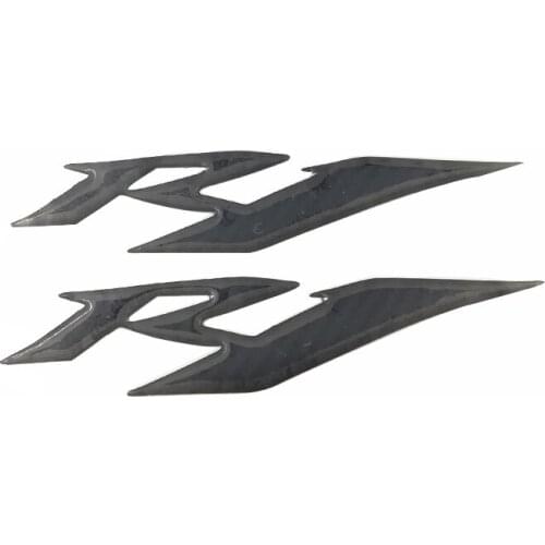 Motorcycle high quality 3D Decorated Decals Stickers For Yamaha R1 Logo Badge a pair