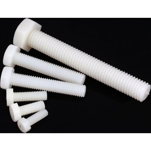M3m4m6m8m10m12 plastic screw outer nylon bolt