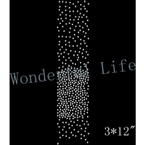 Lowest price sparkle dots for bow Hot Fix Rhinestone rhinestones motif heat trasnfer design gfree shipping