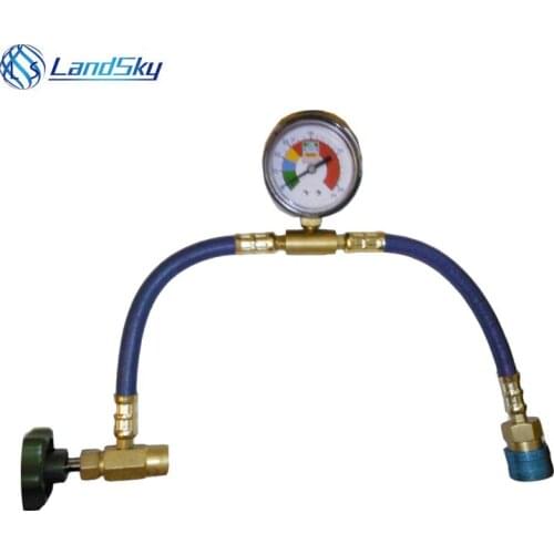 R134A recharge hose automotive air conditioning supply duct fluoride detection tube diy R