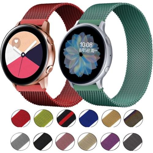 20mm 22mm Band for Samsung Galaxy watch 4/4 classic active 2 Gear S3 frontier Amazfit GTR bracelet HUAWEI watch GT2 2e Pro strap