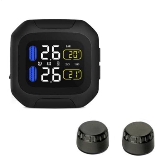 Waterproof Lightning-proof General Wireless TPMS Motorcycle Tire Pressure Monitoring System Two-wheeled Motorcycle Motorb