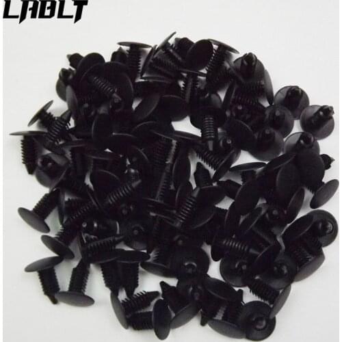 100 pcs Nylon Christmas Tree Clips Replaces For GM 1595864 Chrysler 6030441 For Ford 388577S