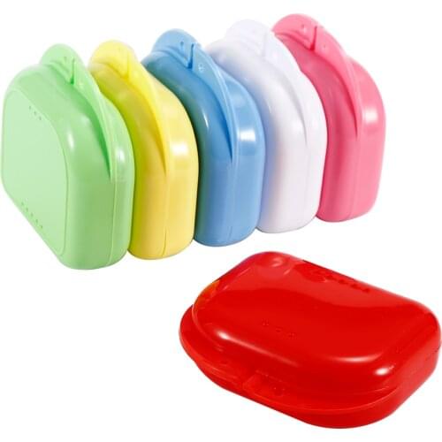 Health Dental Orthodontic Mouth Guard Retainer Box Mouthguards Biteguards Dentures Sport Guard Denture Storage Box Free Shipping