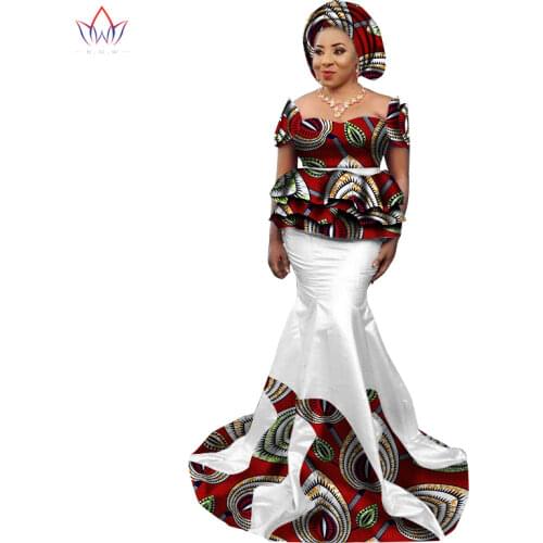 New Fashion African Skirt Set for Women Dashiki Elegant African Clothes Applique Plus Size Traditional African Clothing WY2240