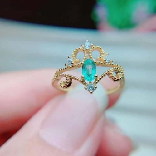 Natural High Quality Emerald/Pink Sapphire Ring S925 Pure Silver Fine Fashion Wedding Jewelry for Women Free Shipping MeibaPJFS