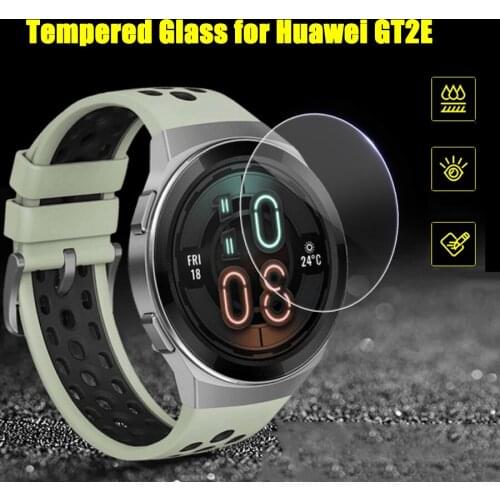 3pcs Screen Protector Tempered Glass Film for Huawei Watch GT 2e Smart Watch HD Clear Film Cover for Huawei Watch GT2E Accessory
