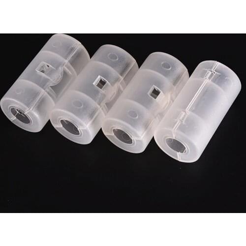 4 pcs/lot AA to C Size Battery Converter Adaptor Holder Case Switcher White GDeals