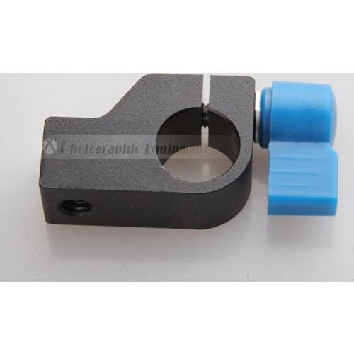 50pcs /lot Quick Release Pipe Clamp 1/4" Thread 15mm Rod Clamp Holder for DSLR Camera Rig Rail Support Magic Arm Monitor