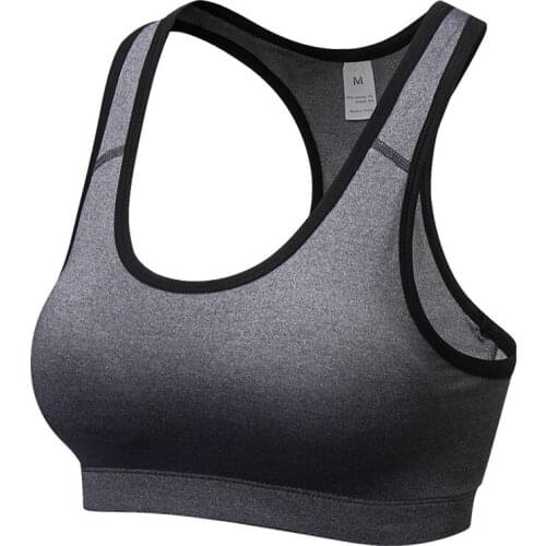 Seamless Bra Top for Women Removable Padded Fitness Sports Wire Free Plus Size Quick Dry Shockproof Bralette Underwear Bras