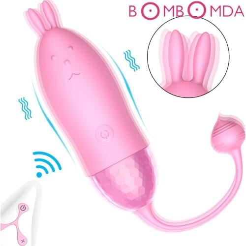 BOMBOMDA Panties Wireless Remote Control Vibrator Panty Vibrating Egg Wearable Dildo Vibrator G Spot Clitoris Sex toy for Women